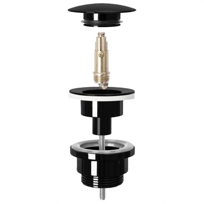 Dop universal pentru lavoar click-clack BLACK METALIC [2]