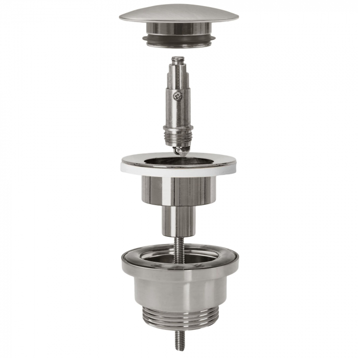 Dop universal pentru lavoar click-clack Nichel INOX [2]