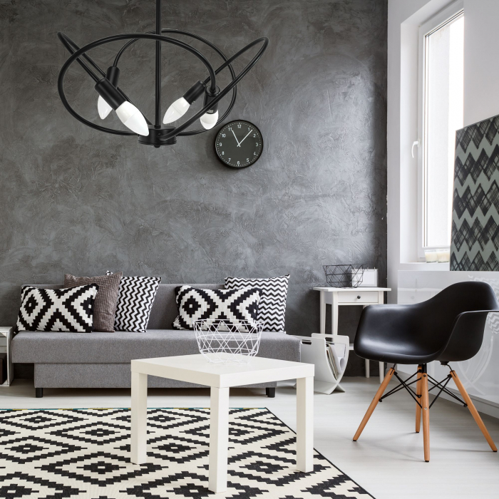 Lampa 4 Black APP1093-4C [4]