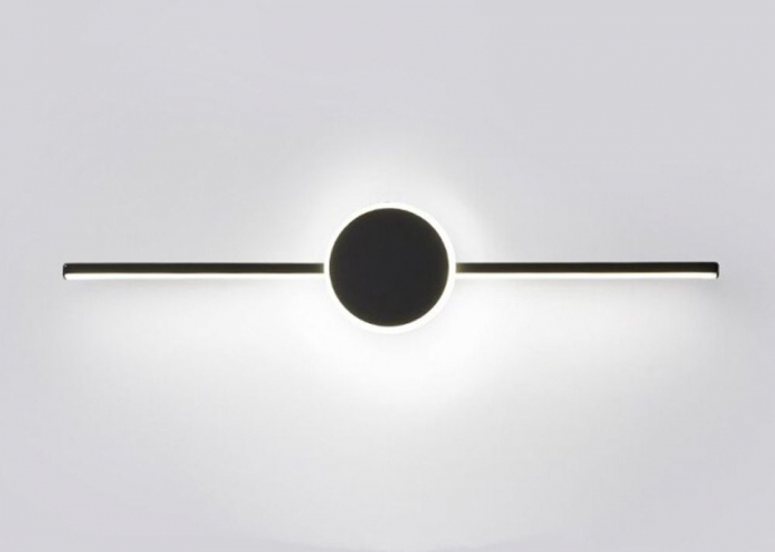 LAMPA APLICA de baie LED pentru oglinda 80CM APP850-1W ROUND BLACK [2]
