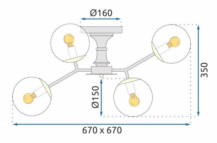 Lampa APP1134-6C [8]