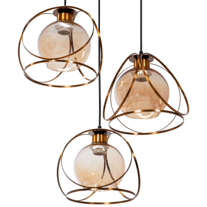 Lampa APP1137-3C Black Gold [4]