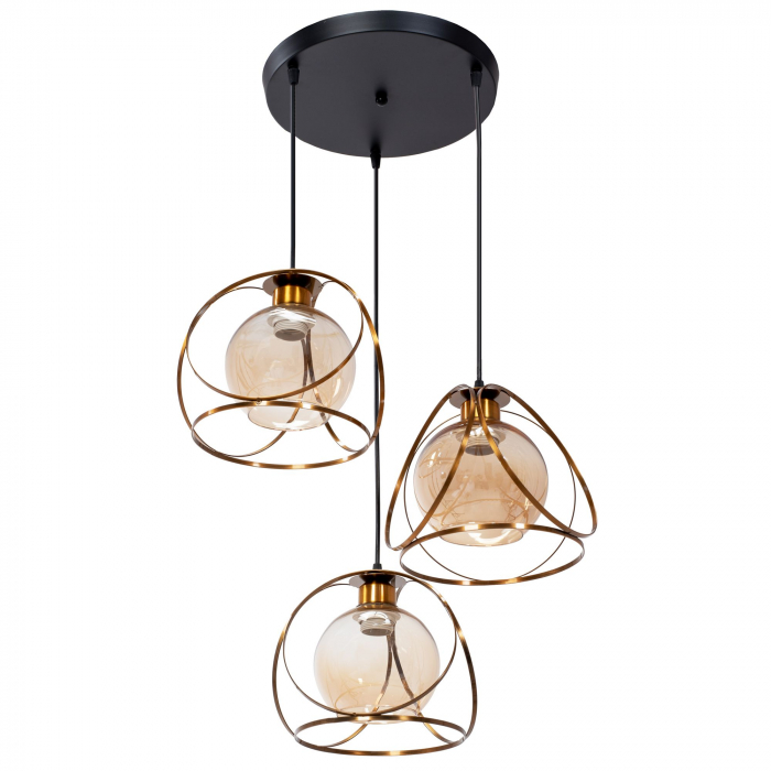 Lampa APP1137-3C Black Gold [3]