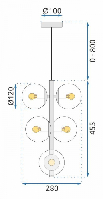 Lampa APP1163-6CP [9]