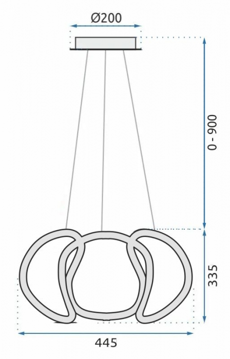 Lampa APP386-CP Gold [7]