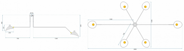 Lampa APP570-6C [7]