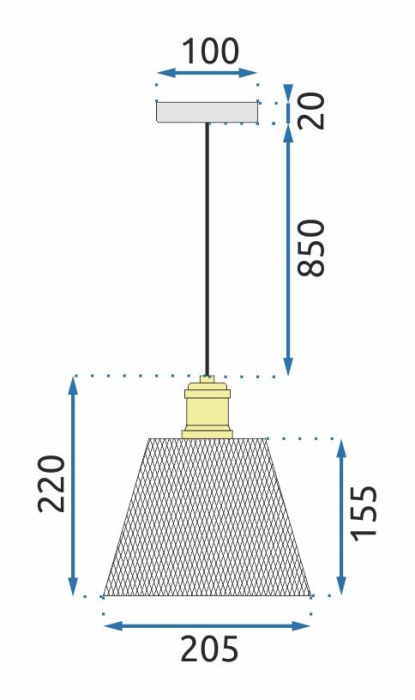 Lampa APP945-1CP Set Gold [9]
