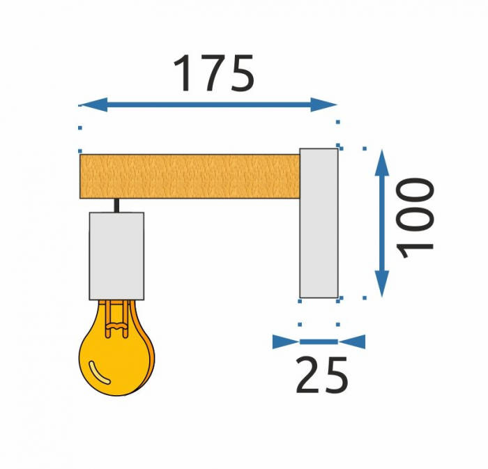 LAMPĂ APP972-1W LINE [7]