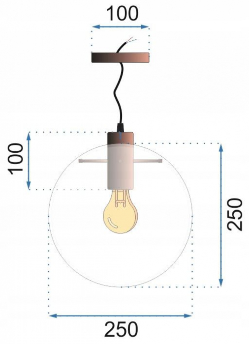 Lampa Black APP307-1CP [12]