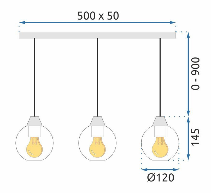 Lampa CHROME APP715-3CP [8]
