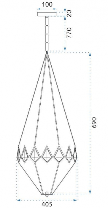 LAMPĂ DE CRISTAL APP767-3CP [9]