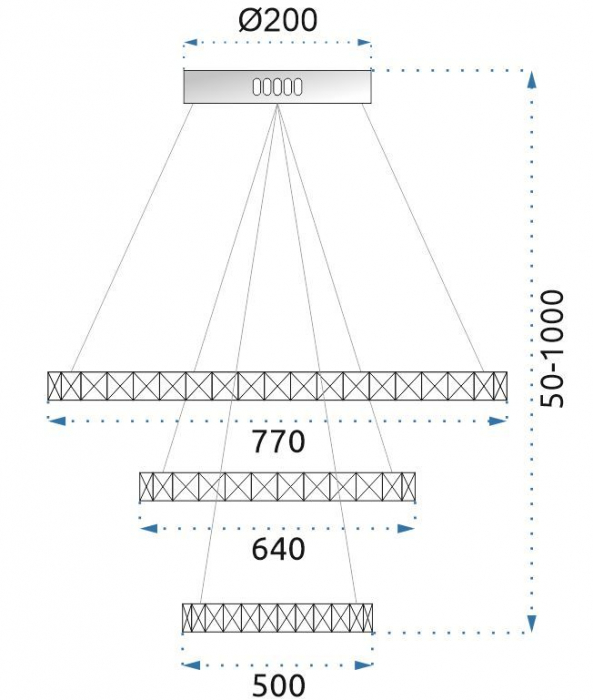 LAMPĂ DE CRISTAL APP772-3CP [10]