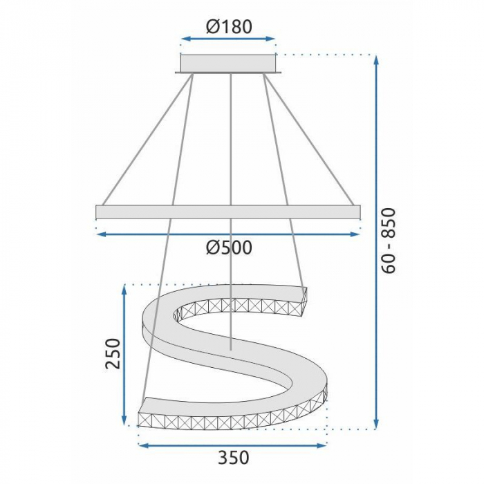 LAMPĂ DE CRISTAL APP773-2CP [11]
