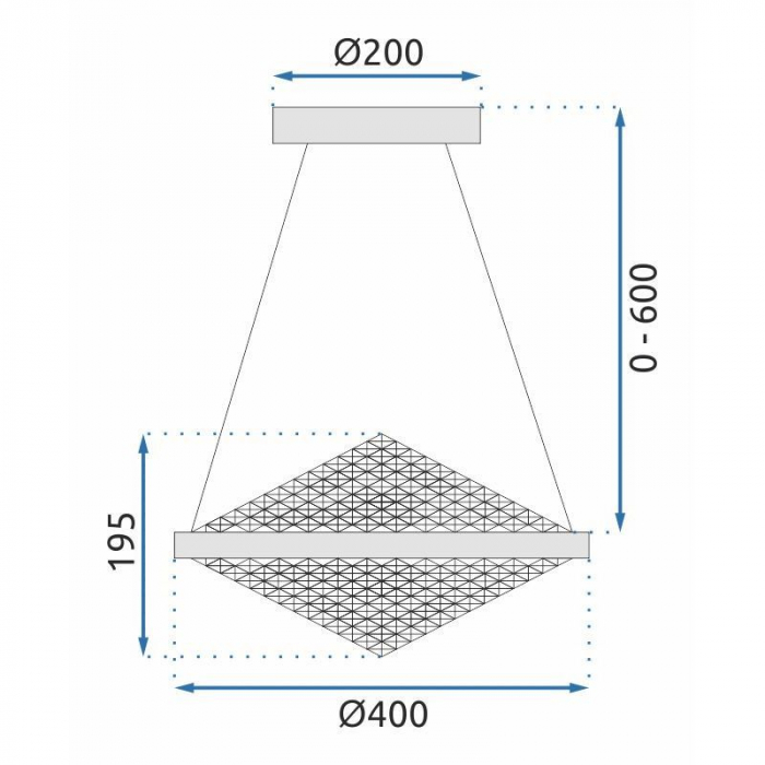 LAMPĂ DE CRISTAL APP774-1CP [10]