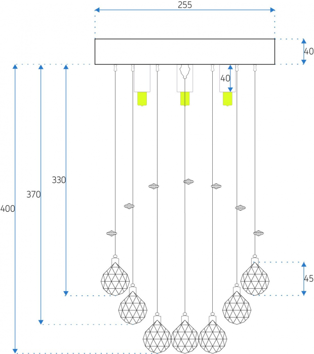 LAMPĂ DE CRISTAL APP782-1C [8]