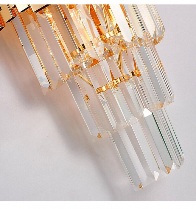 Lampă de cristal de perete aurie 312357 [9]