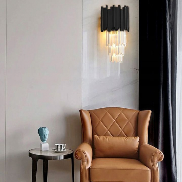 Lampă de cristal de perete aurie 312357 [6]