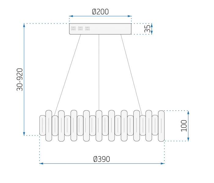 LAMPĂ DE CRISTAL LED APP1041-CP + pilot [12]