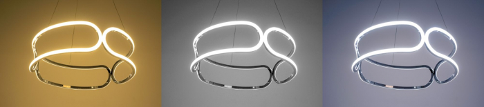 LAMPĂ DE CRISTAL LED APP790-CP TRIO BLACK [5]