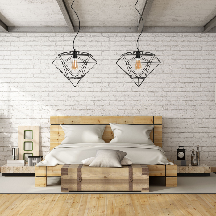 LAMPĂ DE CULOARE DIAMANT METAL LOFT BLACK APP563-1CP [6]