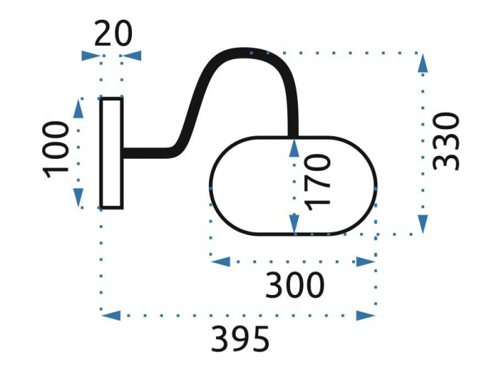 LAMPA de perete APLICA IN STIL LOFT PARMA E27 [6]