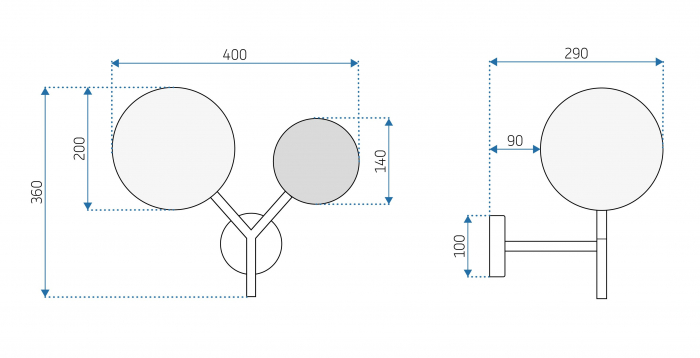 Lampa de perete APP1012-2W [8]