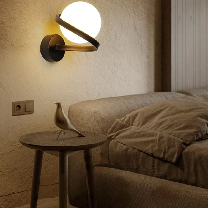 Lampa de perete APP1209-1W  Black [2]