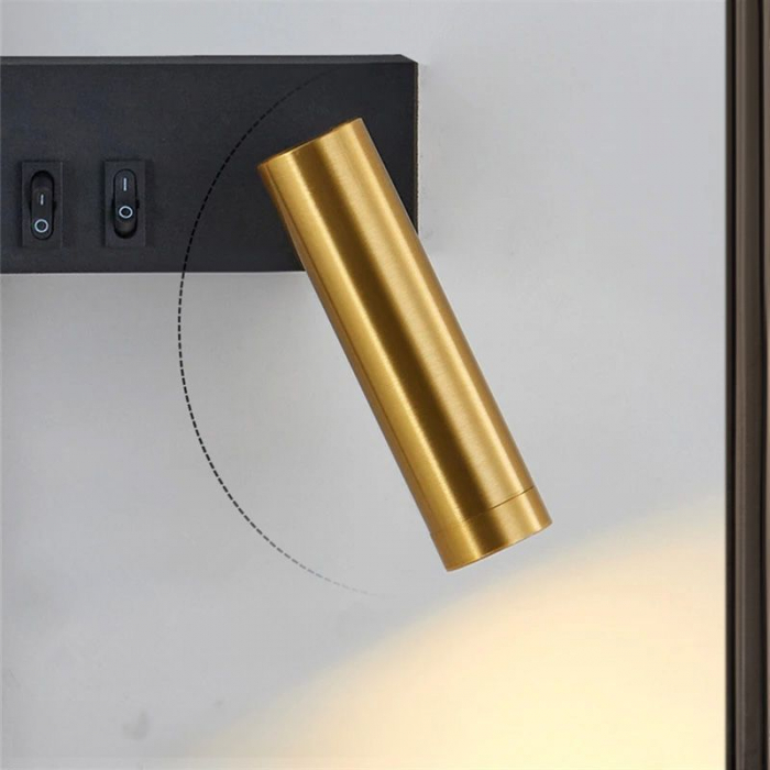 Lampa de perete APP1439-W BLACK  GOLD [4]