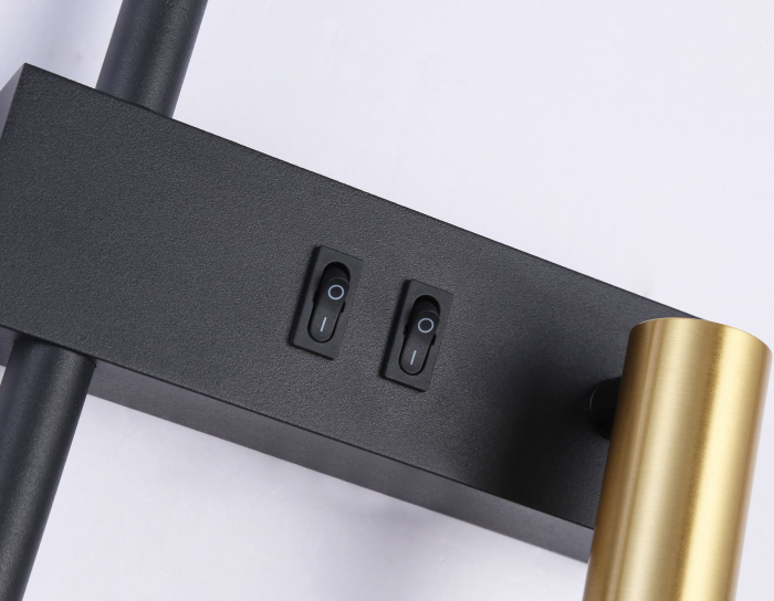 Lampa de perete APP1439-W BLACK  GOLD [5]
