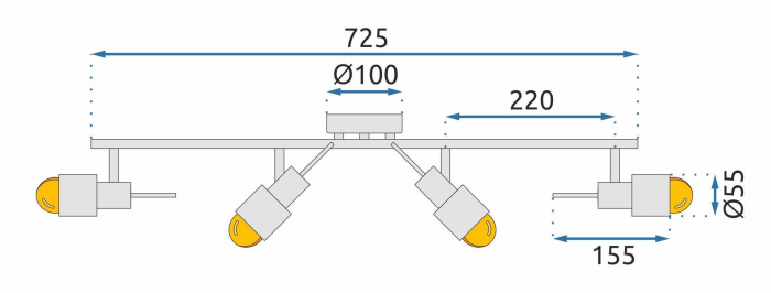 LAMPĂ DE PERETE APP748-4C [7]