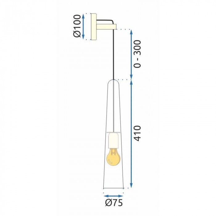 Lampa de perete APP896-1W GOLD [6]