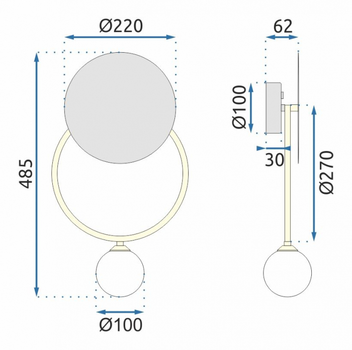 Lampa de perete APP923-1W [6]