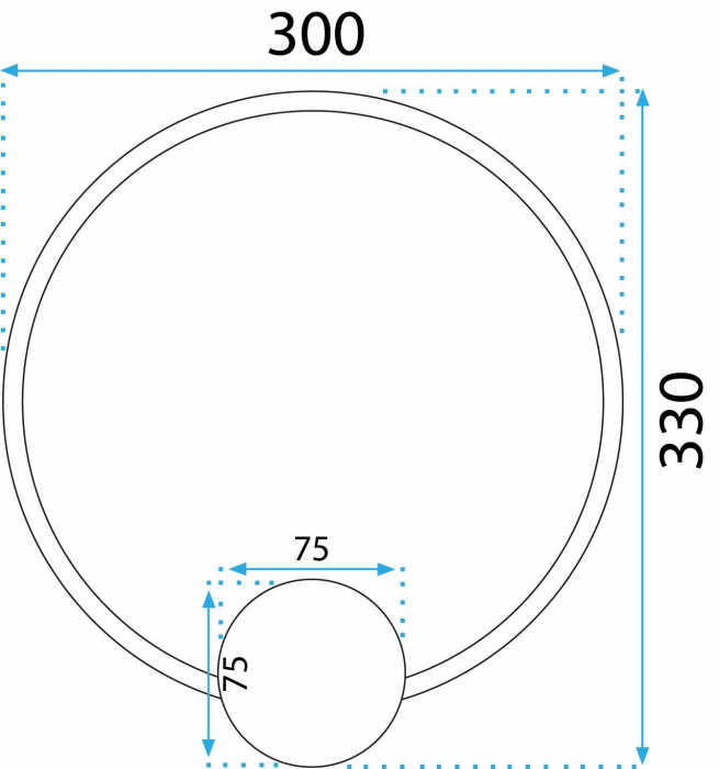 Lampa de perete LED APP1385-CW OLD GOLD 30cm [11]
