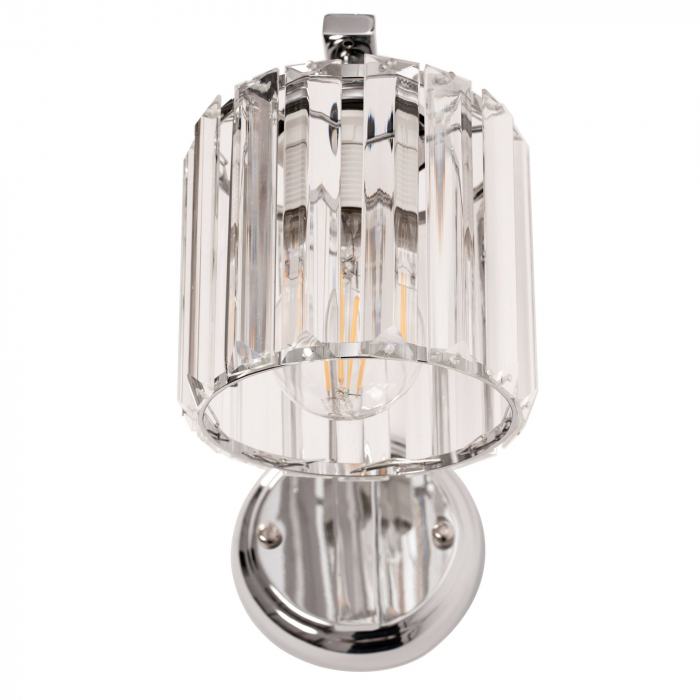 Lampă de perete metal cristal crom APP509-1W [2]