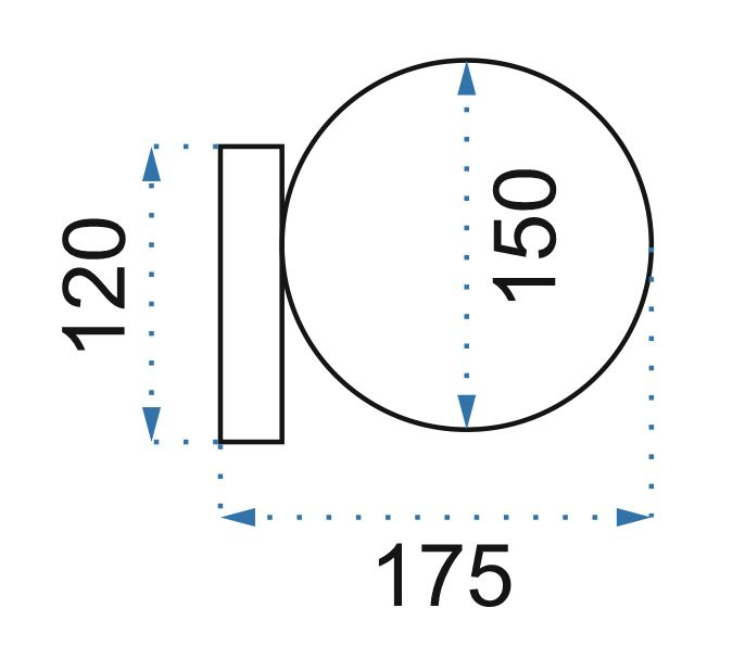 Lampă de perete sticlă APP1009-1W Gold [7]