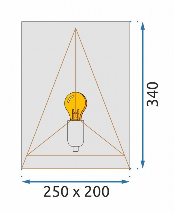 Lampă de perete sticlă App1095-1W Black [7]
