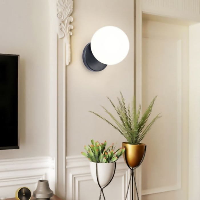 Lampă de perete sticlă Aurie APP949-1W [5]