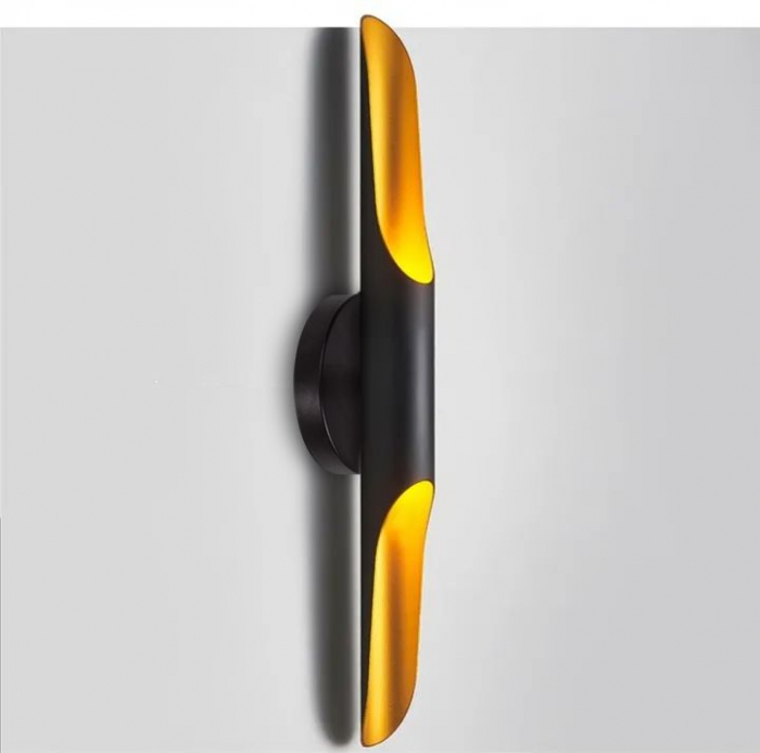 Lampă de perete Tuba Black Gold 60cm APP299-1W [2]