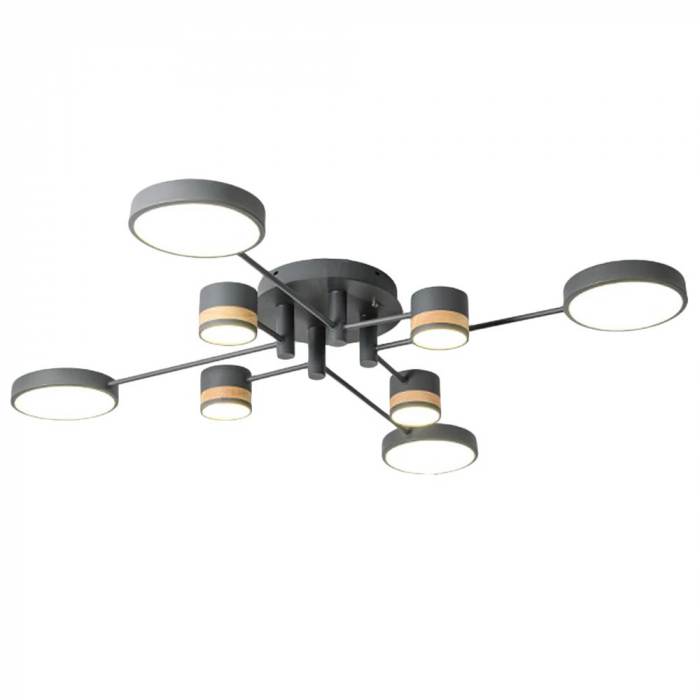LAMPĂ DE PLAFON GRI APP528-8C [2]