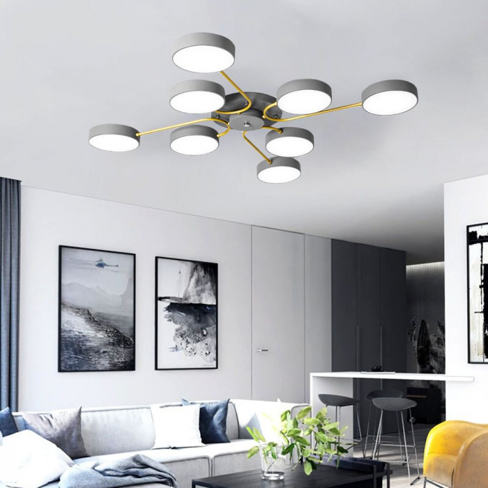 LAMPĂ DE PLAFON GRI APP532-8C [3]