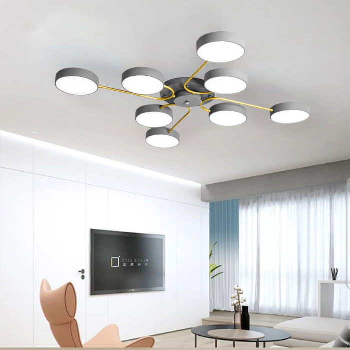 LAMPĂ DE PLAFON GRI APP532-8C [6]
