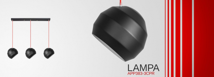 Lampă de plafon triplă suspendată APP383-3CPR [5]