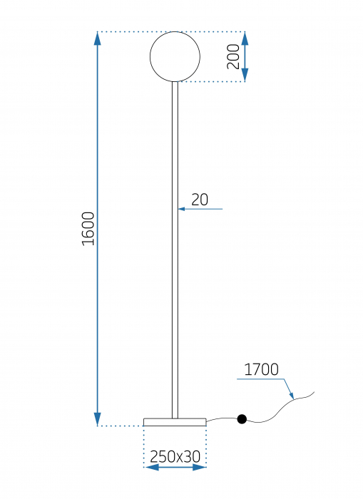 Lampă de podea Reno APP926-1F [6]