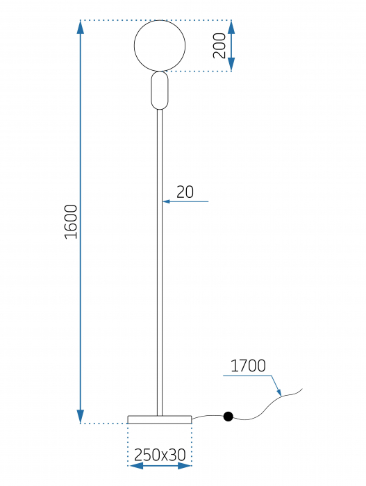 Lampă de podea Reno APP928-1F [6]