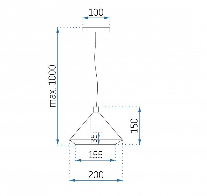 Lampă de tavan APP1004-1CP [8]