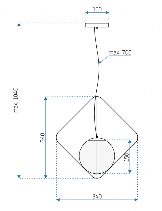 Lampă de tavan APP1018-1CP [8]