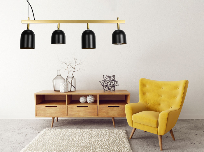 Lampă de tavan APP1031-4CP Black [6]