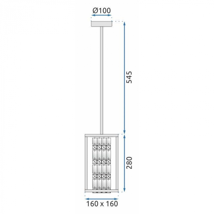 Lampă de tavan APP1110-1CP BLACK [7]