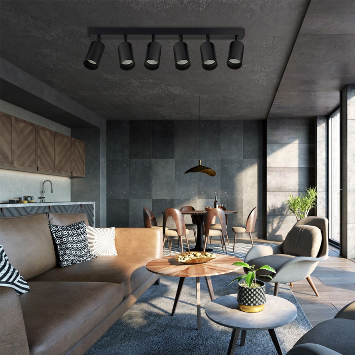 Lampă de tavan APP1242-6C Black [2]