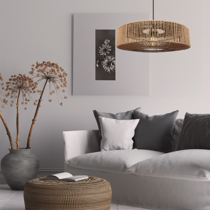 Lampă de tavan APP1294-1PC Beige [5]